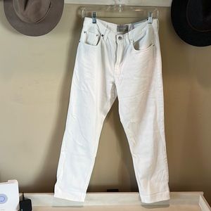 Everlane White Relaxed Jean
